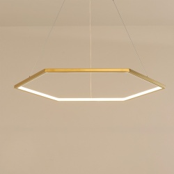 Golden Stainless Steel Lamp